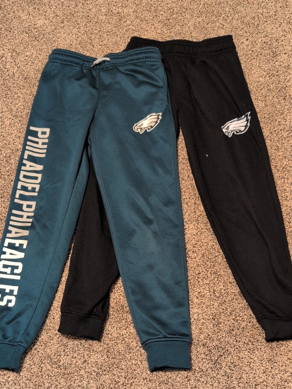 Philadelphia Eagles Kids Sweatpants - Teal and Black